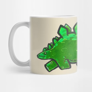 Green Stegosaurus Mug